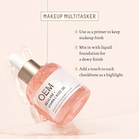 Sérum Visage OEM au Squalane, Vitamine C, Huile de Rose, Niacinamide, Zinc PCA, Raffermissant, Anti-Âge, Éclaircissant et Hydratant, 30ml pour la Peau
