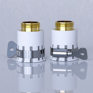 Raccord de tuyau d'eau Guoma Ruixiang en laiton, filetage mâle, 300 mm, blanc, raccord de tuyau d'arrosage, collier de serrage manuel - Product Image 1