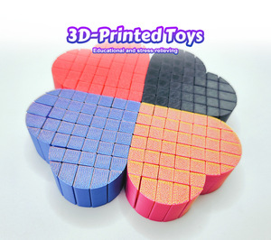 Nouveaux jouets de décompression 3D imprimés à l'encre, motif pixel love, pour amoureux et petites amies, blanc et noir, fabriqués en Chine - Product Image 2