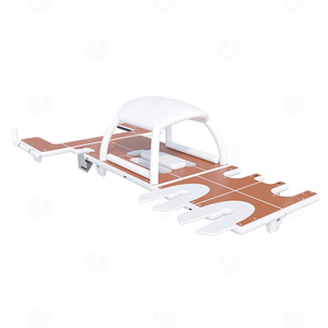 Île flottante de loisirs gonflables de parc aquatique extérieur commercial de prix usine avec l'île flottante de tréfilage de tente - Product Image 5