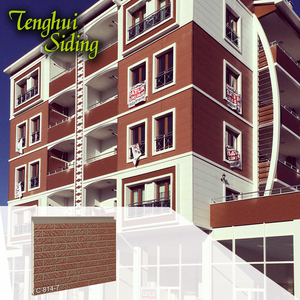 Bảng điều khiển trang trí tường ngoại thất nhẹ 16mm Bảng điều khiển bánh sandwich bọt polyurethane - Product Image 3