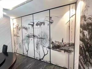 Muestra Gratuita Personalizada, Pared Divisoria Insonorizante para Actividades de Hotel, Sala de Conferencias de Oficina, Puerta Retráctil Móvil Multifuncional - Product Image 1
