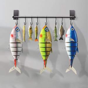 Señuelos de pesca de lubina Señuelos de lubina altamente realistas Swimbait multiarticulado cebo duro realista trucha perca cebo de pesca atunes señuelo - Product Image 5