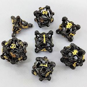 Donjons et dragons de style sombre DND Hollow Jeux de dés en métal exclusifs pour joueurs - Product Image 4