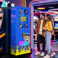 Distributeur automatique de cartes à collectionner AHN TECH Small Surprise Box avec écran tactile de 32 pouces et options de paiement multiples