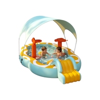 Piscine gonflable en PVC pour jardin familial, enfants, adultes, portable, légère, jeux aquatiques en plein air