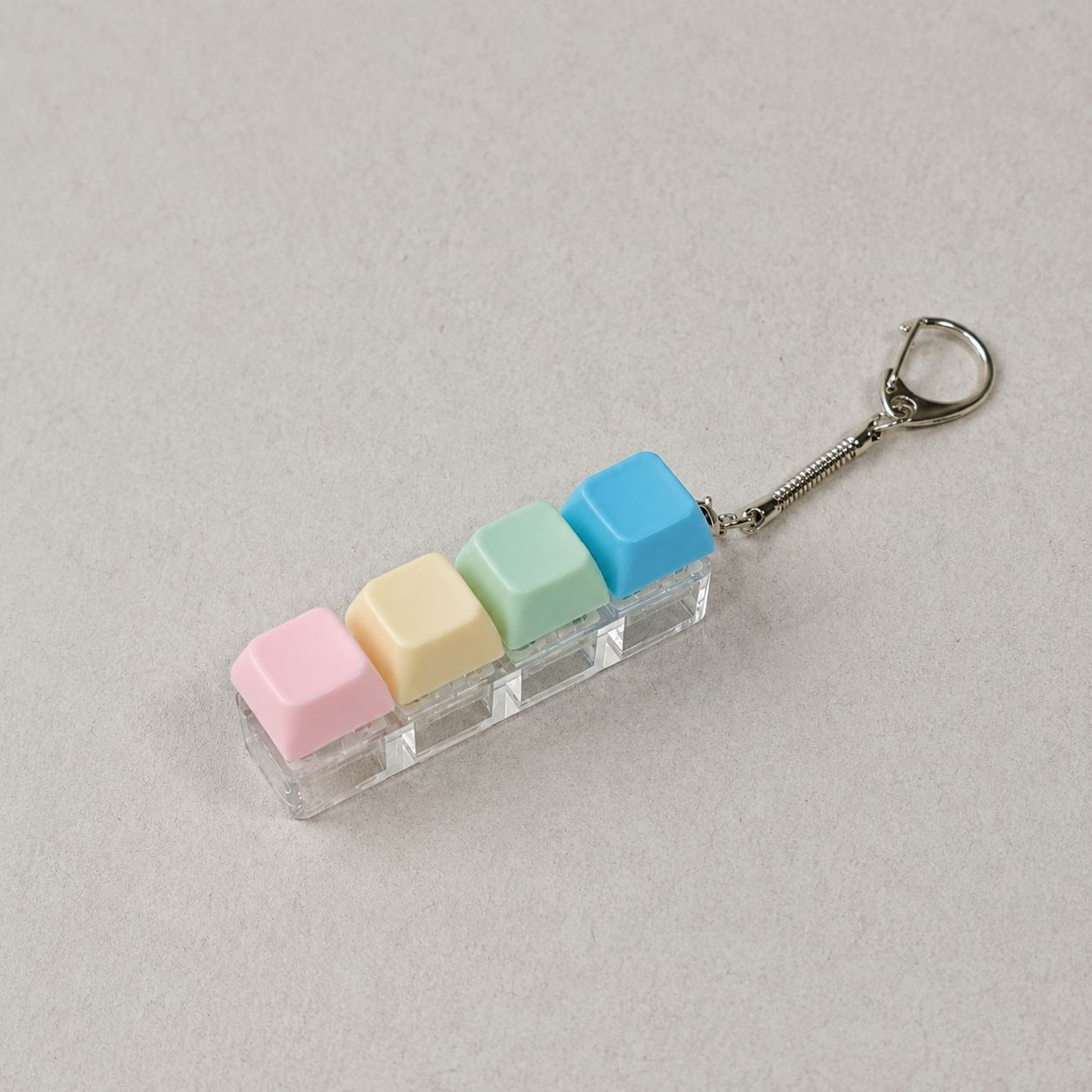 4 ปุ่ม สีฟ้า, สีเขียว, สีเหลือง, สีชมพู