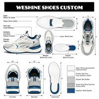 Chaussures décontractées rétro pour hommes, en tissu mesh, logo personnalisé OEM, semelle en caoutchouc antidérapante, baskets pour la marche quotidienne