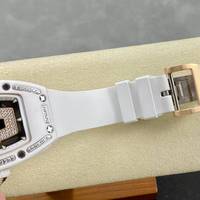 Montre mécanique pour homme, édition Billionaire Ticket RM07-01, cadran en onyx noir, lunette entièrement sertie de diamants, très demandée.