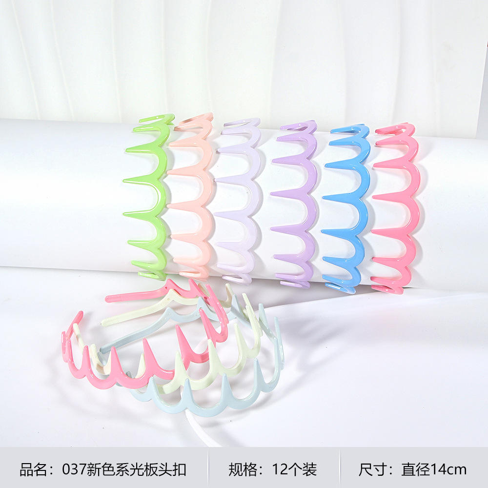 5037 New Color Series Smooth Hairband 1 Piece