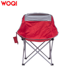 เก้าอี้พับสำหรับตั้งแคมป์กลางแจ้ง Woqi สีแดง โครงอะลูมิเนียม ผ้า Oxford พร้อมกระเป๋าข้าง - Product Image 4