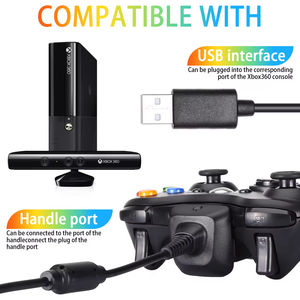 كابل شحن USB لوحدة تحكم ألعاب إكس بوكس <span class=keywords><strong>360</strong></span>، كابل توصيل سلكي للشحن عبر USB لوحدة تحكم إكس بوكس <span class=keywords><strong>360</strong></span> - Product Image 6