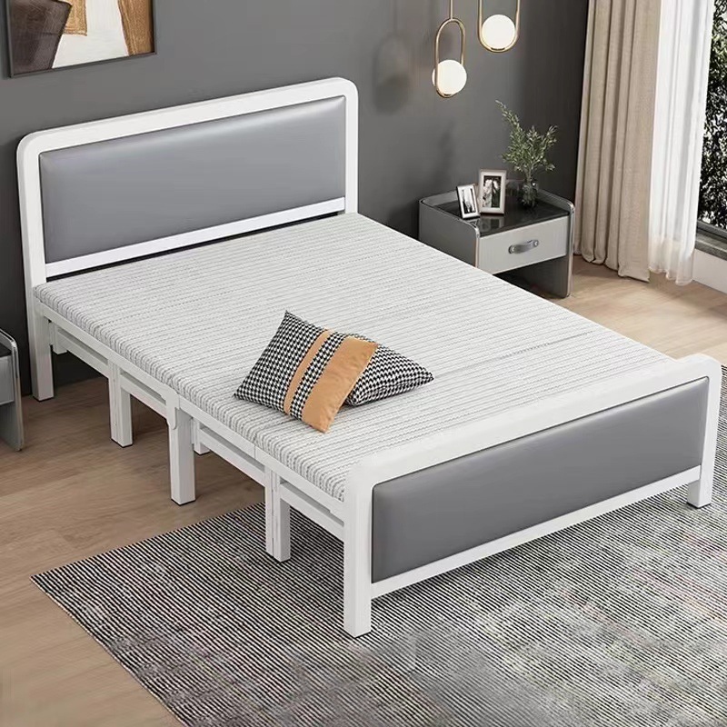 Lit De Camping Costway Pliant Renforcé Gris - Jusqu'à 300 Lbs Avec Sac