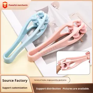 Masseur multifonction à double rouleau portatif pour doigts et main, pour la douleur de la main, entraîneur de massage des points d'acupression, acupression pour le so <span class=keywords><strong>jok</strong></span> - Product Image 4