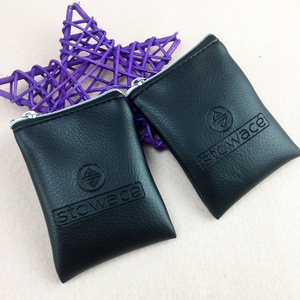 Bolsa de Embalaje de Joyería de Piel Sintética de Lujo con Cierre y Broche, con Logotipo Personalizado, para Exhibición de Joyería - Product Image 6