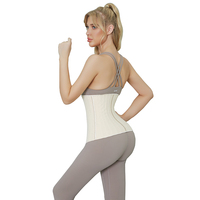 Corset de maintien de la taille en latex XXS pour femme, contrôle du ventre, entraînement sportif, gaine pour la perte de poids, shapewear