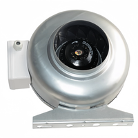 Vente flash 220V TSK 100mm Ventilateurs de gaine circulaires agréables Ventilateur de gaine centrifuge en ligne
