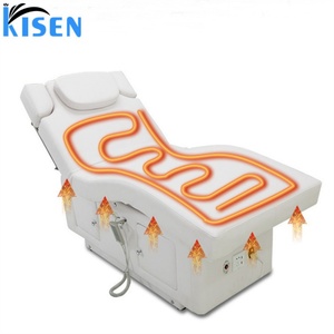 Table de massage électrique multifonctionnelle KISEN pour salon de beauté, large format, 3 moteurs, lit de massage, table de massage électrique - Product Image 1