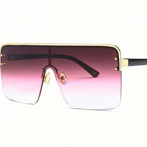 Gafas de Sol Cuadradas de Montura Grande con Protección UV400, Modernas y Personalizadas con Logotipo, para Hombre y Mujer, 2020 - Product Image 4