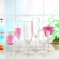 LOGO personnalisé 110/150/180/230ml gobelets en plastique verre à vin en plastique réutilisable de luxe pour la fête