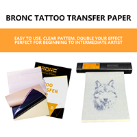 Imprimante de tatouage thermique sans fil Bronc compatible avec l'imprimante de tatouage de téléphone Android et iOS pour les tatoueurs et les débutants