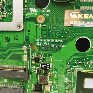 Carte mère d'ordinateur portable G750JW pour ASUS ROG G750J G750JX G750JW G750JZ G750JH G750JY G750JM Carte mère avec I3 I5 <span class=keywords><strong>I7</strong></span> CPU Tests OK Stk - Product Image 6