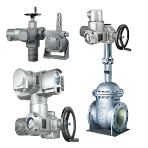 Actionneur de régulation AUMA SQR avec unité de poussée linéaire <span class=keywords><strong>LE</strong></span> et unité de commande AC 01.2 pour vanne électrique industrielle - Product Image 4