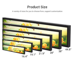 Venta al por mayor todo en uno Lcd barra alargada de <span class=keywords><strong>la</strong></span> publicidad Display Lcd reproductor de vídeo para <span class=keywords><strong>restaurante</strong></span> - Product Image 3