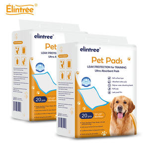 Almohadillas de Carbón Desechables para Orina de Mascotas Elintree OEM/ODM, Precio de Mayoreo, Almohadillas para Perros, Entrenamiento de Cachorros, Almohadillas para Pipí - Product Image 1
