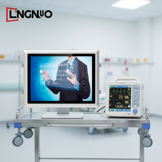 Medical Grade Industrial Panel PC IP65 Waterproof Intel Core Processor 12.1 Inch Fanless Embedded Computer LinNuo Hospital