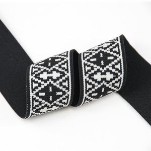 Fabricant de Bandes Élastiques Personnalisées en Nylon Jacquard, Bande Élastique Ethnique de 38 mm, Bande Élastique pour Sous-vêtements, Machine de Fixation de Ceintures Élastiques - Product Image 4