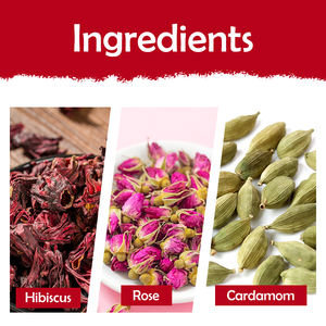 Té relajante de mezcla de hierbas, hibisco, rosa, <span class=keywords><strong>cardamomo</strong></span> - Product Image 2