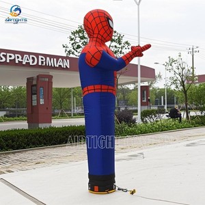 Cartone animato gonfiabile Spiderman air Dancer Balloon Spider-man personaggio agitando la mano - Product Image 3