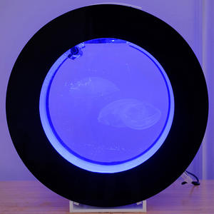 2025 petit rond acrylique méduse bureau Aquarium créatif en plastique aquarium pour usage domestique idée cadeau - Product Image 4