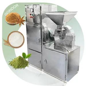 Herb Granule Plant Spice Grind Multifunctional Mill Flour Cassava Leaf Grinder Machine with Cooling System