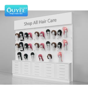Boutique gratuite design <span class=keywords><strong>extension</strong></span> de cheveux affichage fourniture de beauté magasin équipement perruque vitrine - Product Image 4