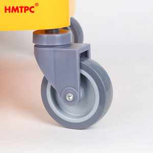 Système en plastique de vadrouille à triple seau pour le nettoyage de l'hôtel Chariot pliant de balayage à domicile Nettoyage manuel du chariot d'<span class=keywords><strong>essoreuse</strong></span> de vadrouille - Product Image 4