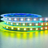 DC5V WS2812B Bireysel Adreslenebilir RGB LED Şerit 60LEDs/m 144LEDs/m IP30 Arduino için DIY Bar KTV Parti Ev Dekor Aydınlatma