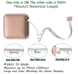 Cinta Métrica Retráctil de Cuero PU con Logotipo Personalizado, Regalo Promocional, Obsequio de Marca - Product Image 3