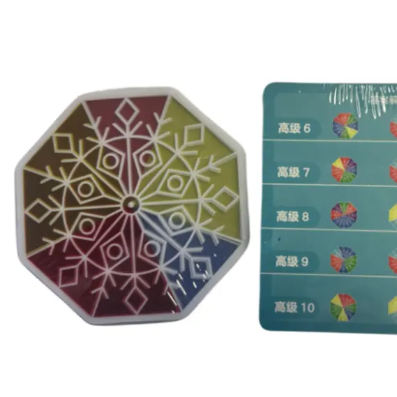 Tiktok venda quente Lógica pensando transparente três cores primárias jogo de tabuleiro interativo infantil quebra-cabeça brinquedo