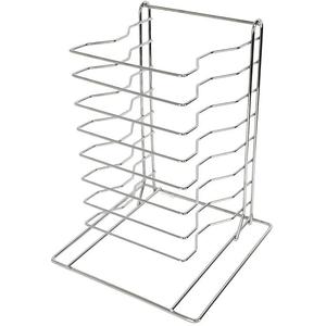 Rejilla de acero inoxidable de varias capas para pizza, para secar platos y tazones en la cocina, tamaño L, forma cuadrada - Product Image 1