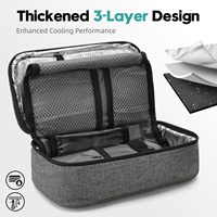 Étui de transport isotherme multi-poches pour insuline, refroidisseur de médicaments pour diabétiques avec 4 blocs réfrigérants portables et réutilisables