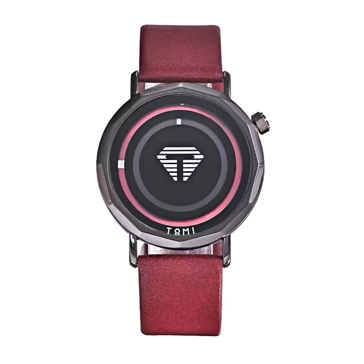 Tomi Men's Watch Luxury Rose Gold Case, Quartz Movement