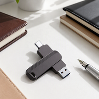 Clé USB promotionnelle avec logo personnalisé en coque métallique vente en gros pour l'archivage des données vidéo multimédia