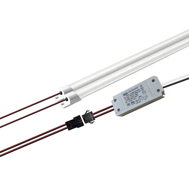 Tira de luces LED magnética UL DLC T8, Kit de retroadaptación para accesorios de luz LED tradicional 1x4 2x2 2x4