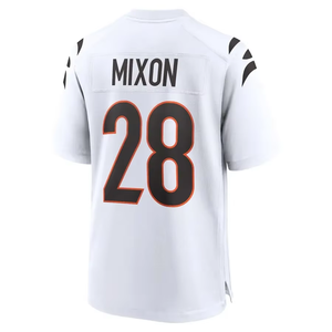 9 Joe Burrow 1ja'marr Chase 2 Mcpherson 28 Joe Mixon Gestikt Amerikaans Voetbalspel Limited Jersey Zwart - Product Image 6