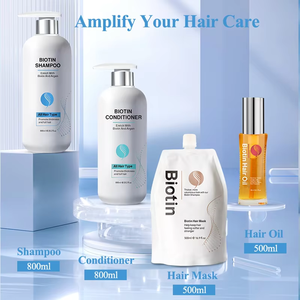 Shampooing <span class=keywords><strong>et</strong></span> après-shampooing biologiques à la biotine, vegan, pour la repousse des <span class=keywords><strong>cheveux</strong></span>, à base de plantes, épaississant, anti-chute, pour <span class=keywords><strong>cheveux</strong></span> <span class=keywords><strong>fins</strong></span>, marque privée - Product Image 3