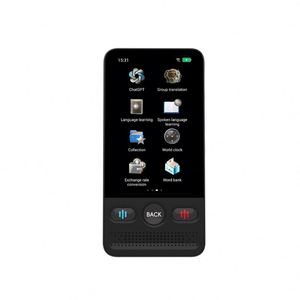 Dispositivo de Traducción Inteligente con IA 2026, Pantalla Táctil, Traducción de <span class=keywords><strong>Texto</strong></span> y Fotos en Tiempo Real, 160 Idiomas, ChatGPT en Línea, Traductor para Viajes y Oficina - Product Image 3