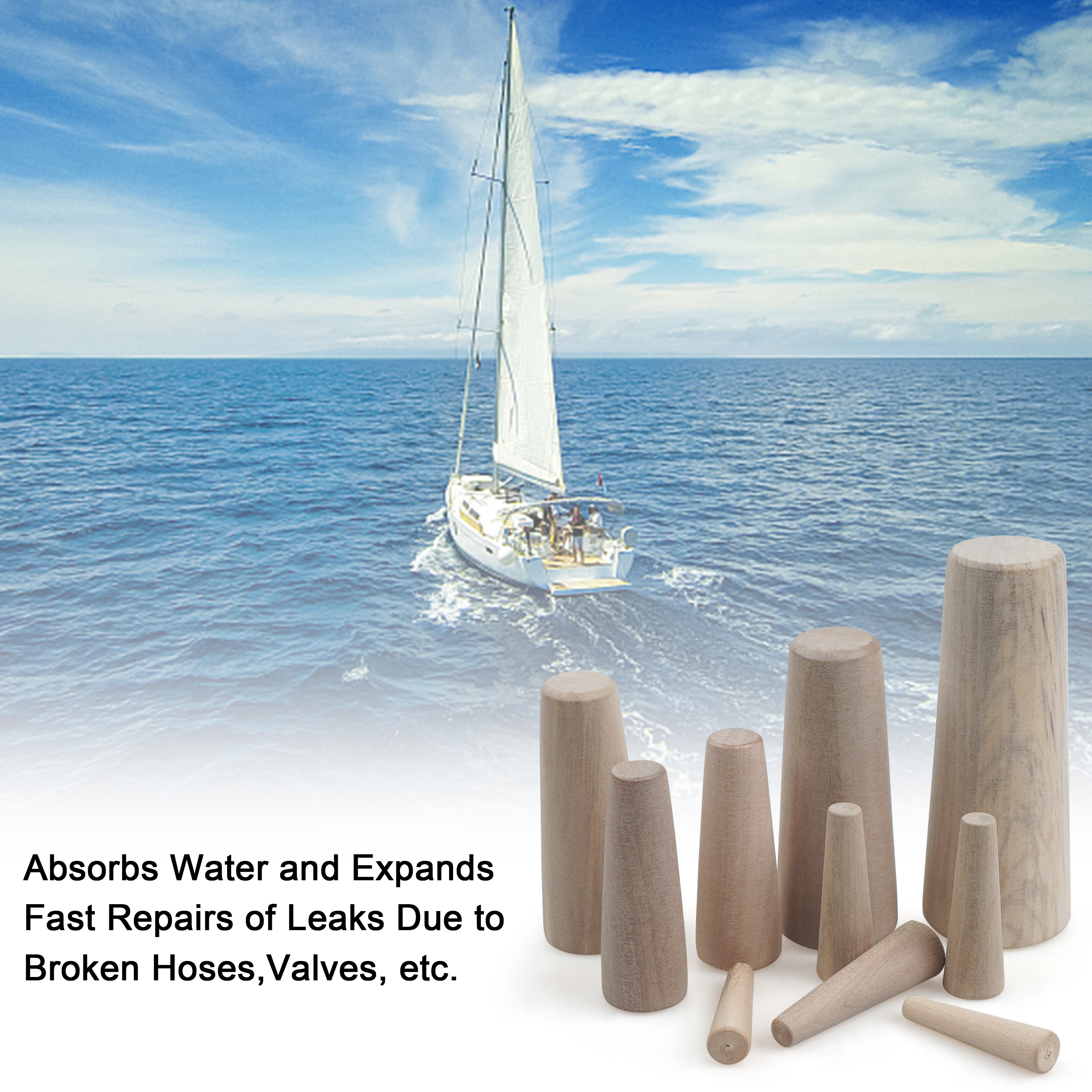 Bouchon passe-coque inox Seachoice 1½ po pour eaux usées marine Bouchon passe-coque inox Seachoice 1½ po pour eaux usées marine