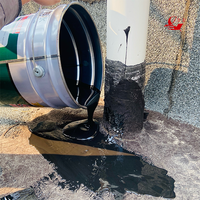 Peinture polyuréthane moderne à base d'huile certifiée CE, imperméable et anti-UV, avec film élastique pour la réparation des murs extérieurs, des toits plats et des terrasses